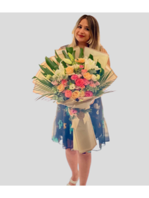 Colourful Roses&Lilies